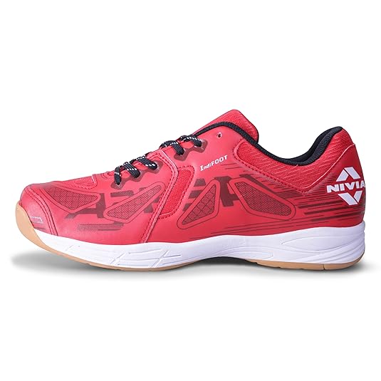 NIVIA APPEAL 3.0 BADMINTON SHOE - CRIMSON RED / RED