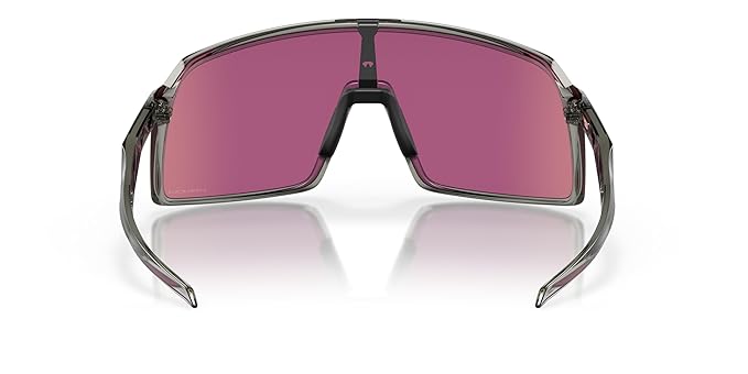 Oakley Men Rectangle Sunglasses - 0OO9406-Grey Frame / Green Lens