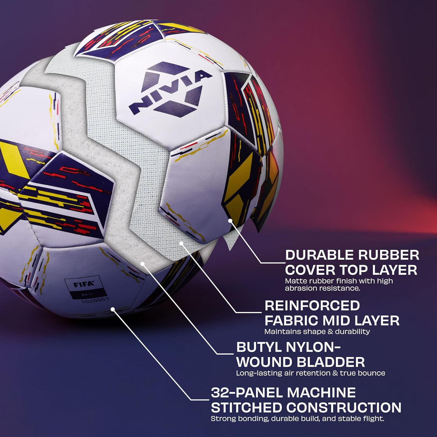 NIVIA TRAINER SYNTHETIC FOOTBALL