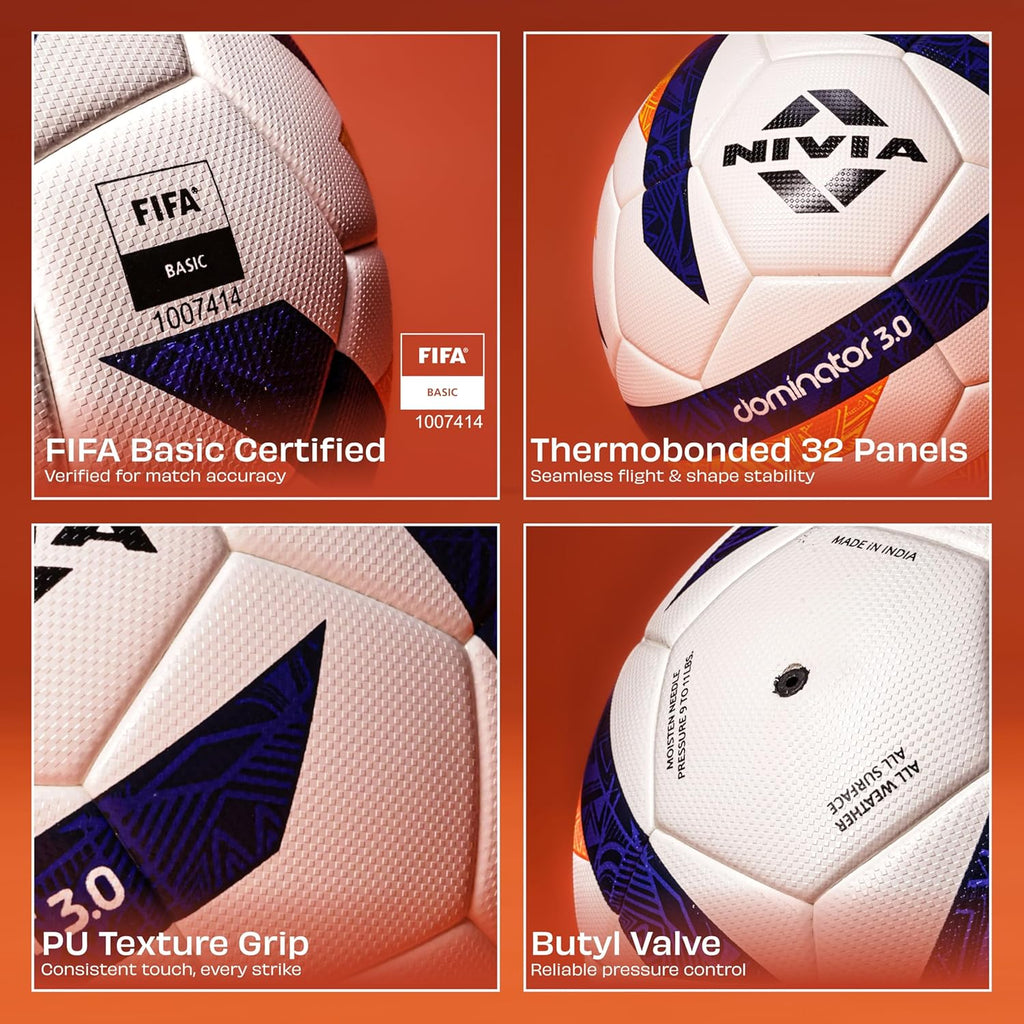 NIVIA DOMINATOR 3.0 FOOTBALL SIZE-5