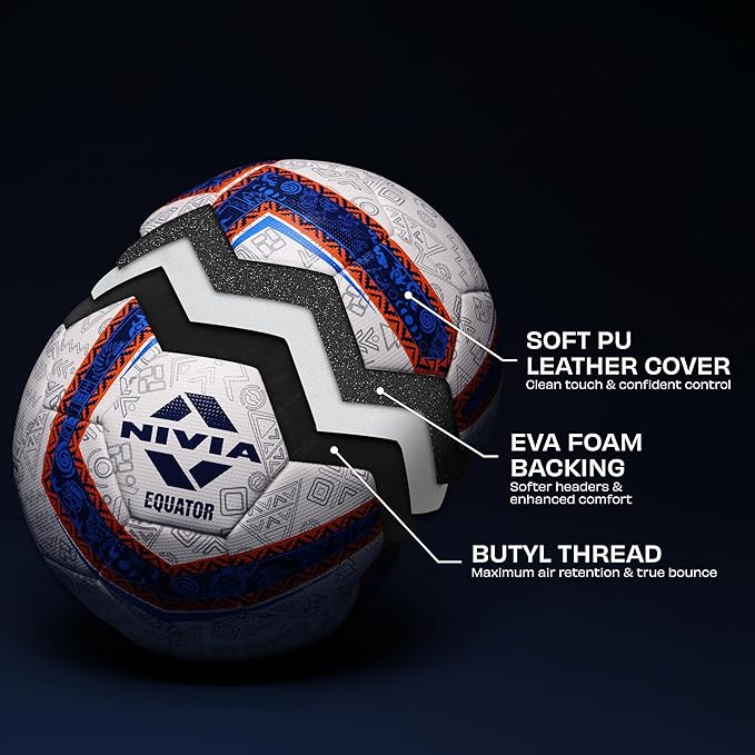 NIVIA EQUATOR PU FOOTBALL NO.5
