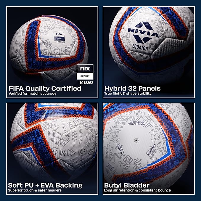 NIVIA EQUATOR PU FOOTBALL NO.5