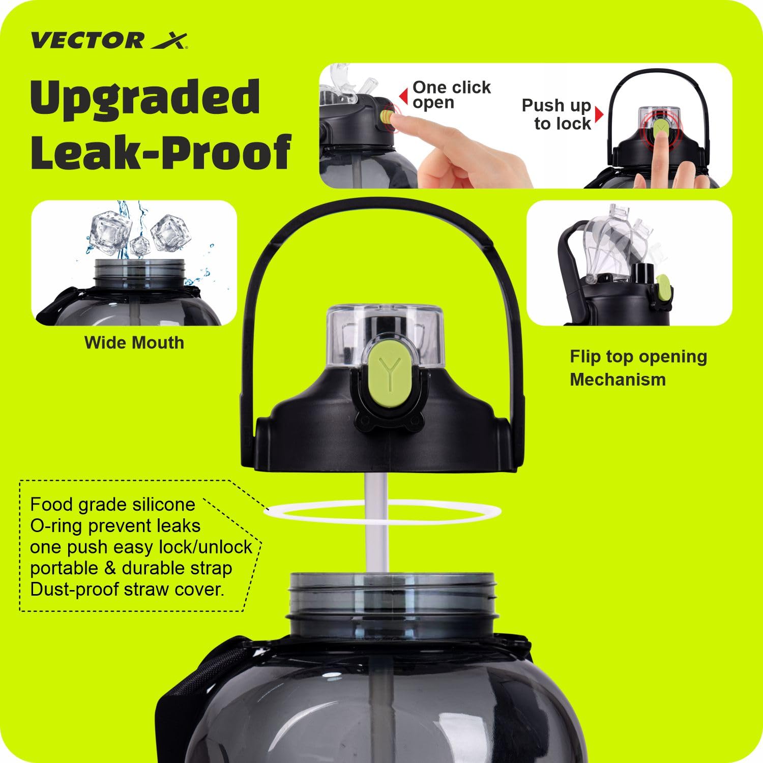 VECTOR-X GALLON BOTTLE ONE DAY ONE BOTTLE 3000ML