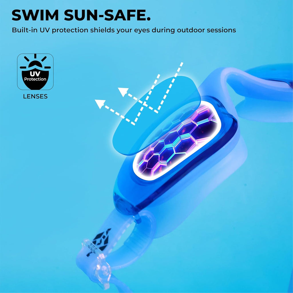 NIVIA VISOR SWIMMING GOGGLES - BLUE