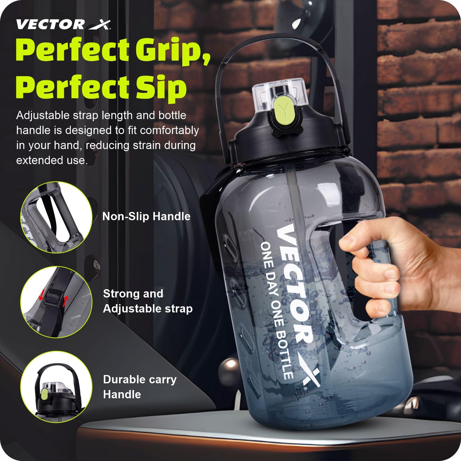 VECTOR-X GALLON BOTTLE ONE DAY ONE BOTTLE 3000ML