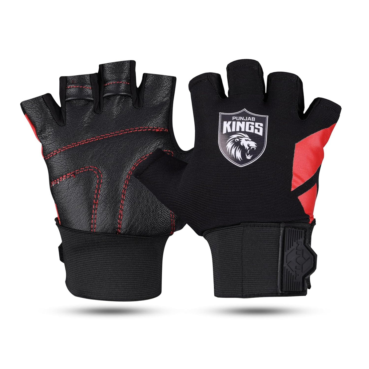 NIVIA PUNJAB KINGS TALON GYM GLOVES BLACK-MEDIUM