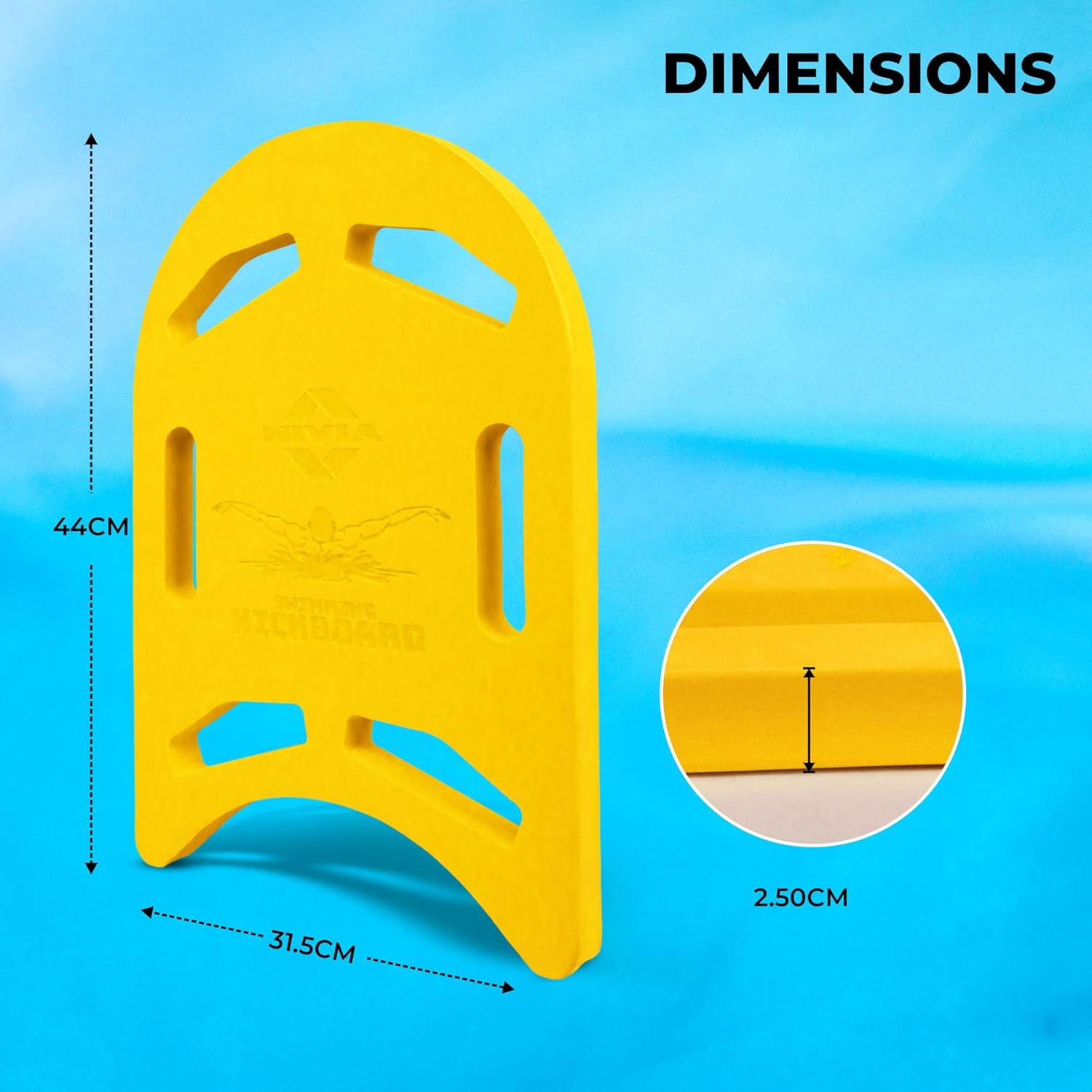 NIVIA KICKBOARD - YELLOW