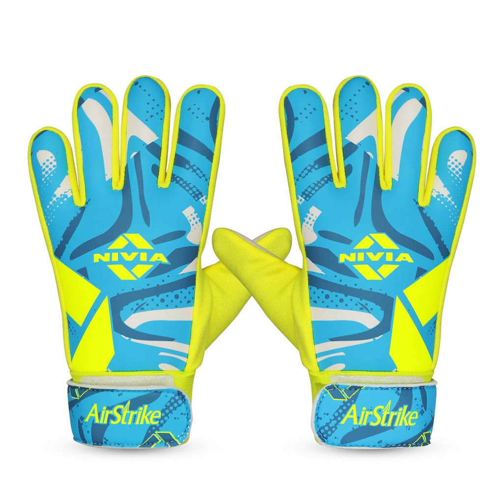 NIVIA AIR STRIKE F.B G/KEEPER GLOVES BLACK/GREEN