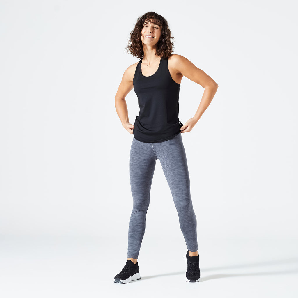 Women Gym Tank Top - Black