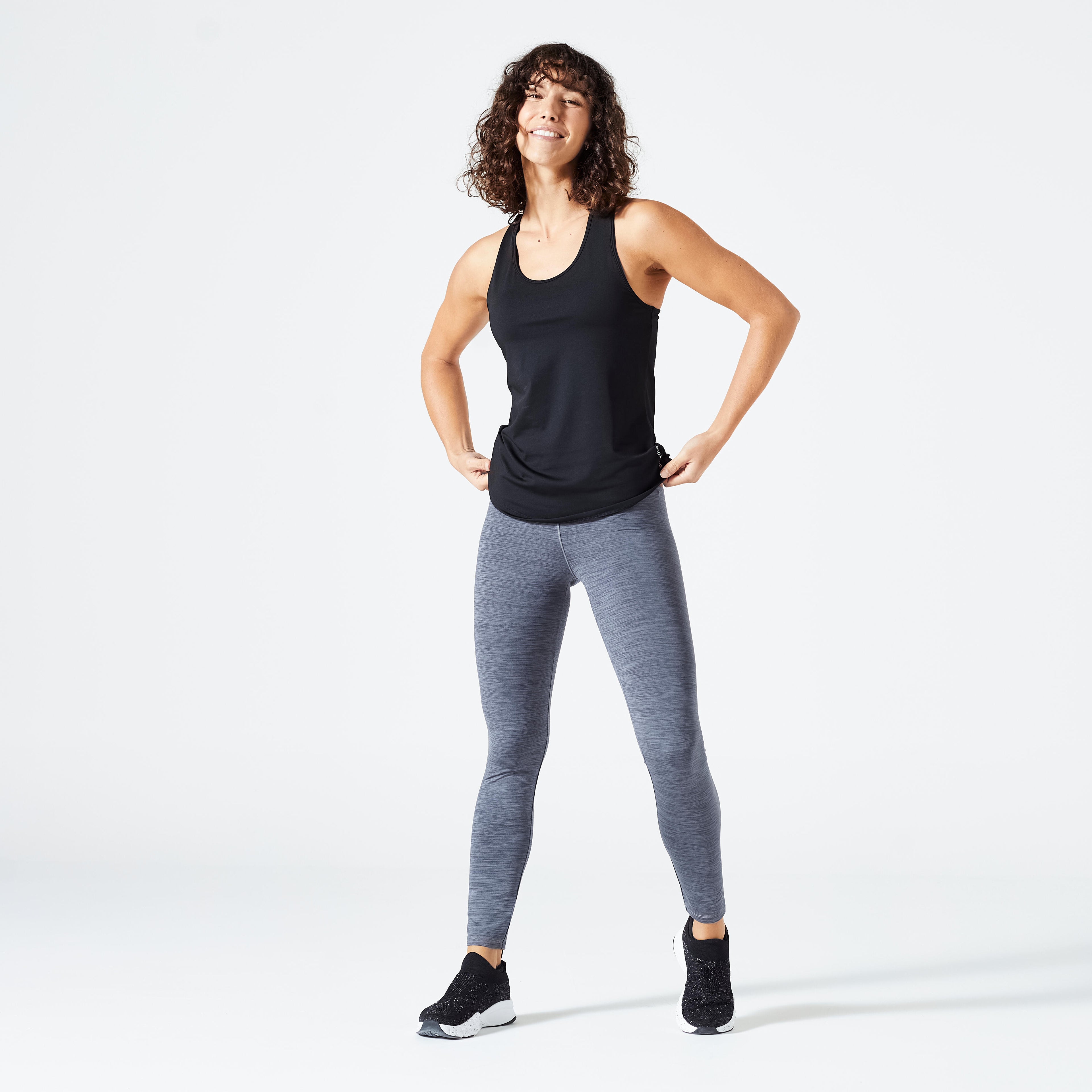 Women Gym Tank Top - Black