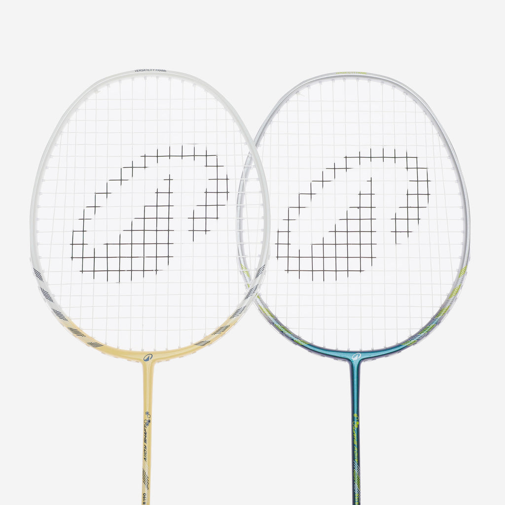 ADULT BADMINTON RACKET BR 190 SET PARTNER GREEN BEIGE