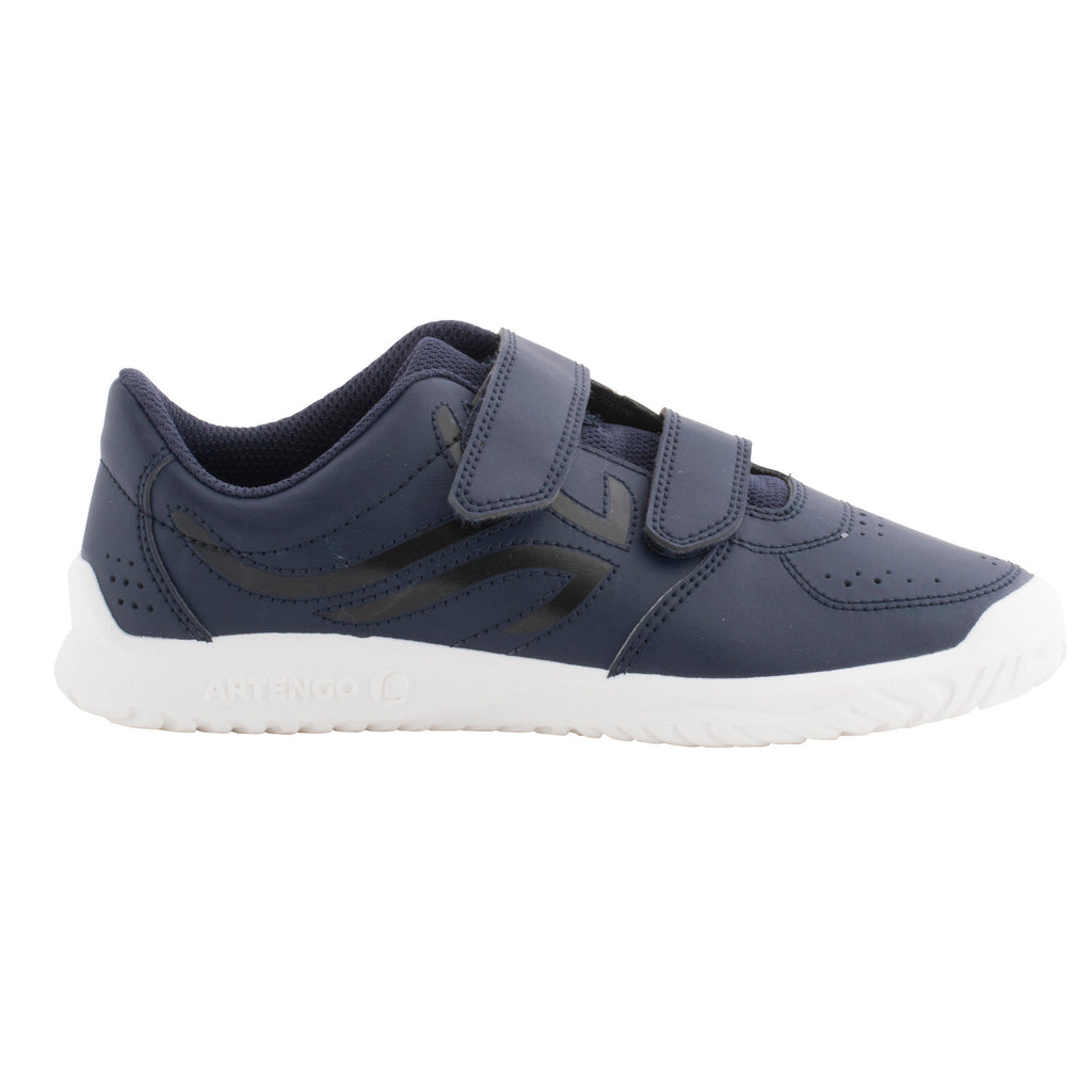 Kids Tennis Non-Marking Velcro Shoe - Dark Blue